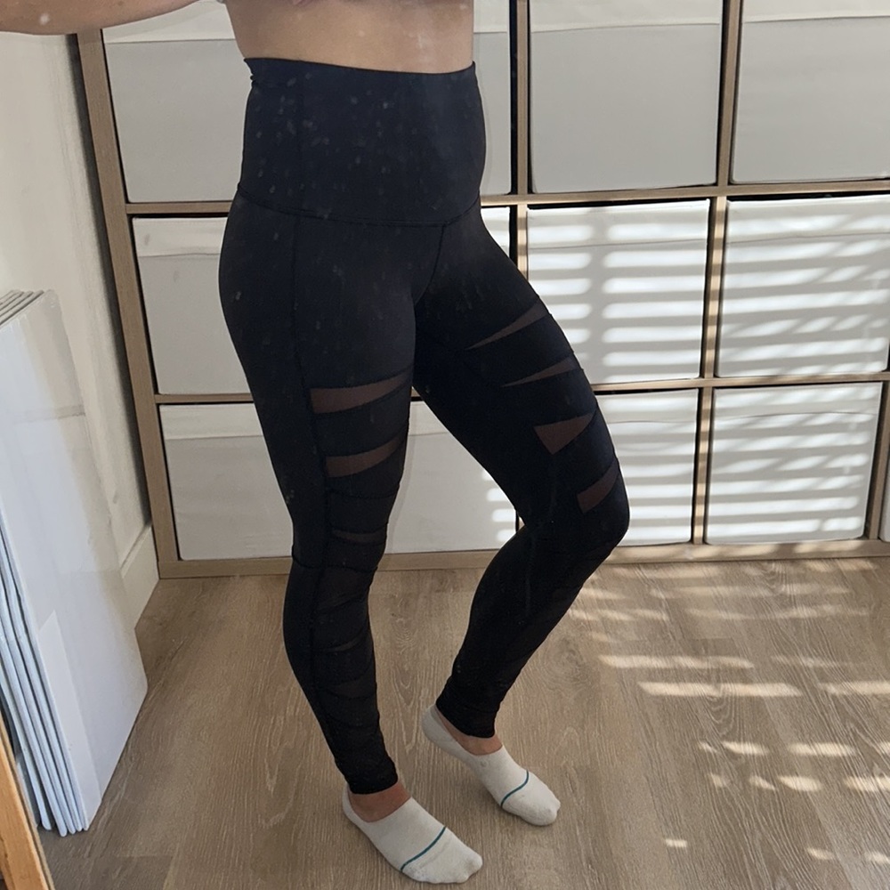 Lululemon Wunder Under Hi-Rise Tech Mesh Size 4 EUC - Picture 7 of 10